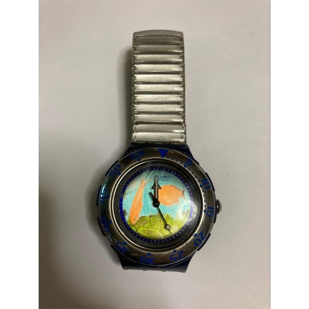 Used Swatch watch fish design