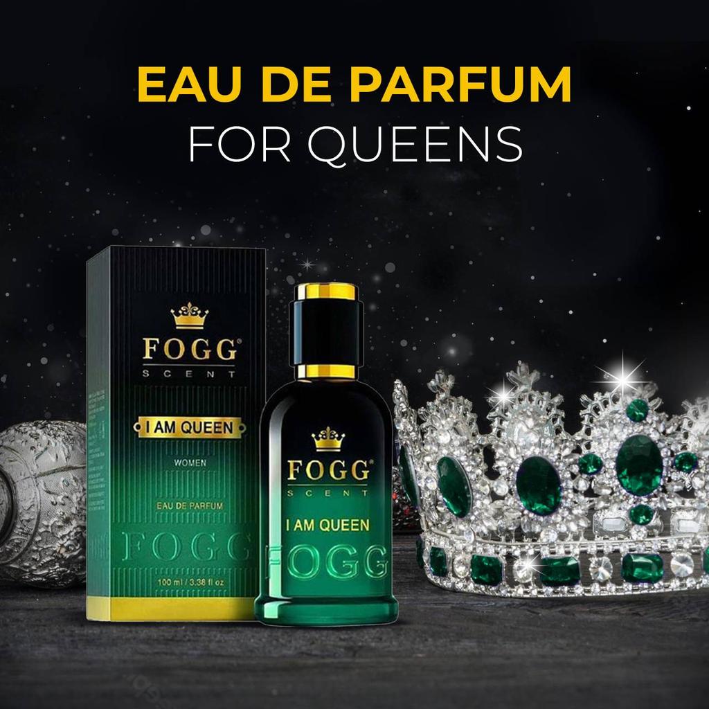 FOGG I Am Queen Women Perfume Long Lasting Eau de Parfum 100 ml Elegant Floral Fruity Scent