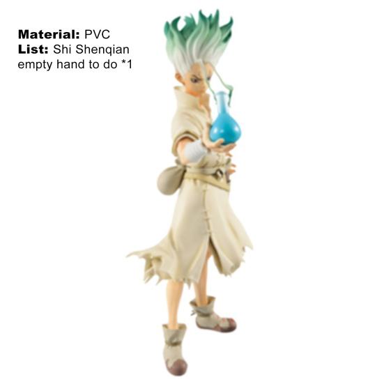 Figure Model Anime Dr Stone Action Ishigami Senkuu PVC Simulation Miniature Collectible for Kids