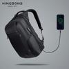 Men’s Backpacks Kingsons For 15.6,17 Inch Laptop With Type-C USB Charging Port Waterproof Business Black KS3140-AC/AD