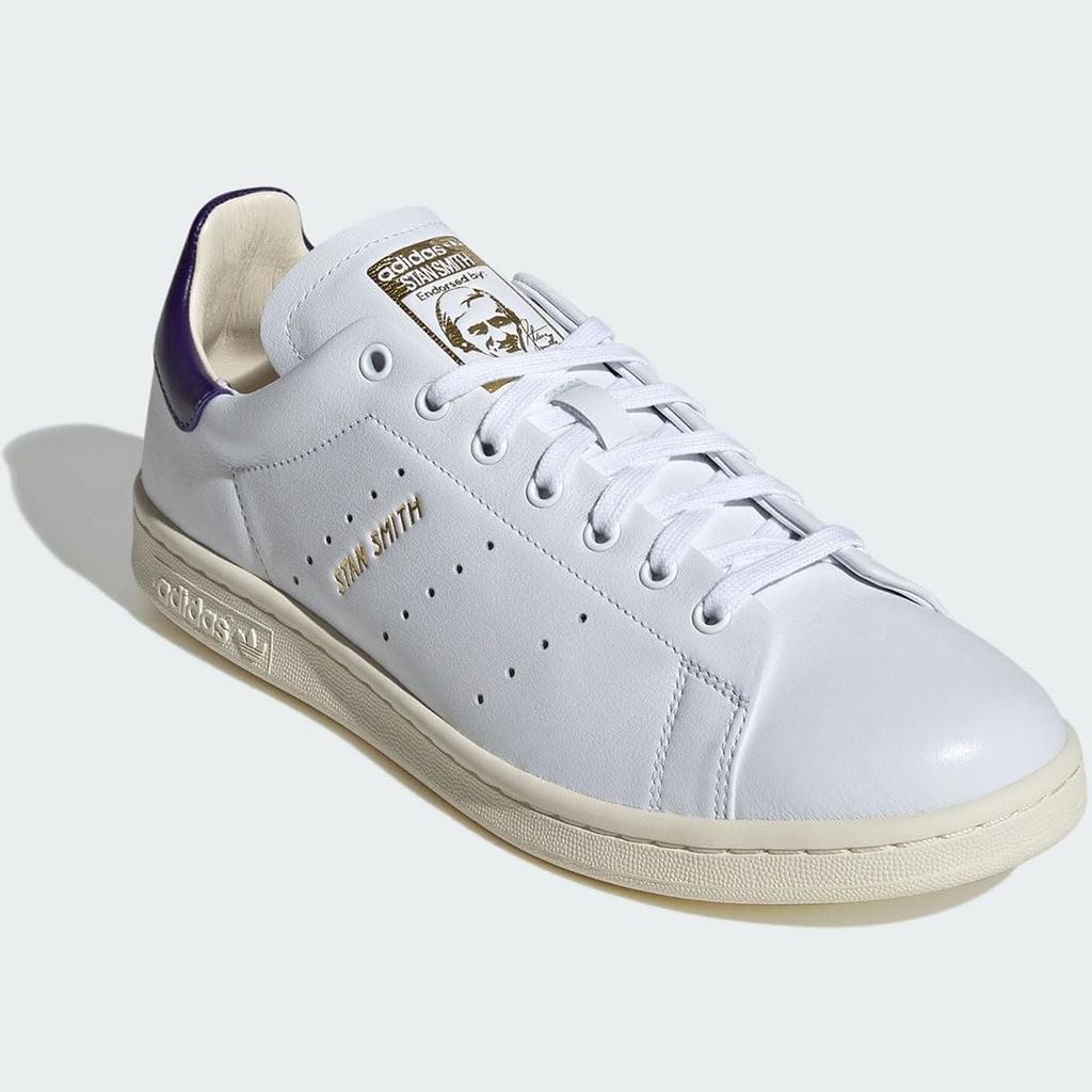 Adidas Stan Smith Lux Footwear Size Sneakers, White/College Purple/Cream White, ID1415, 28.5cm
