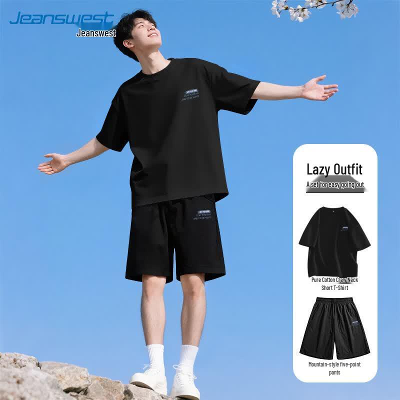 Jeanswest Men s Summer Cotton Casual Athletic Set 3XL