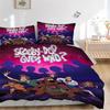 3pcs Scooby Doo and Guess Who Quilt Set Soft and Comfortable Bedroom, Guest Room and Dorm Decor Bedding Set.H074