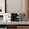 Porte-stylo Colonne Vertébrale Imprimé en 3D, Organisateur de Bureau Style Sombre, Support de Rangement pour Stylos Design Vertèbres Anatomiques pour Accessoires de Bureau Gothiques