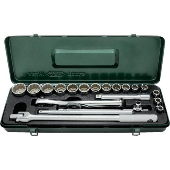 ASH Revo Wave Socket Wrench x 21 VO4251 Set, 12.7mm Pieces,