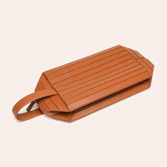 Fold Down Cosmetic Bag Portable Travel Makeup Bag Large Capacity Foldable Makeup Pouch for Easy Access Dresser Daily Use