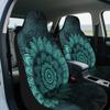 Set di 2 coprisedili Teal Mandala Bloom – Proteggisedili di Alta Qualità, Resistenti e alla Moda, Vestibilità Perfetta, Facili da Pulire, Per Tutte le Stagioni U