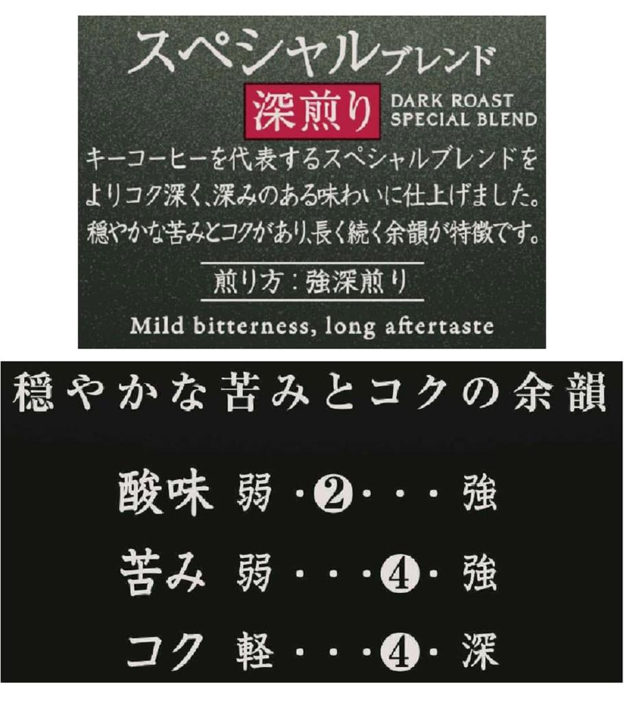 Key Coffee KEY Special Blend Dark Roasted Beans 170g x 3 pieces DOORS+ (LP)