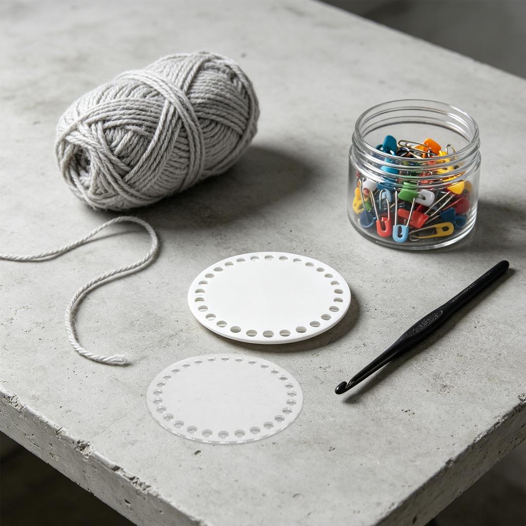 10Pcs Clear Acrylic Weaving Base Board for Crochet Bags DIY Handbag Shaper Round Unfinished Bottom 4.7 Inch Basket Weaving