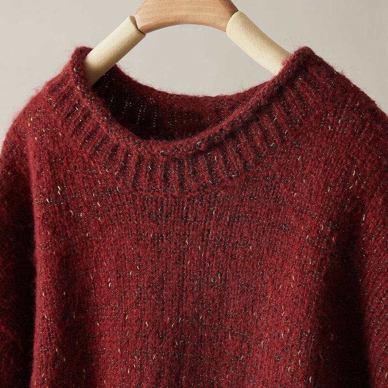 IHIMI Women's Thick Knit Sweater