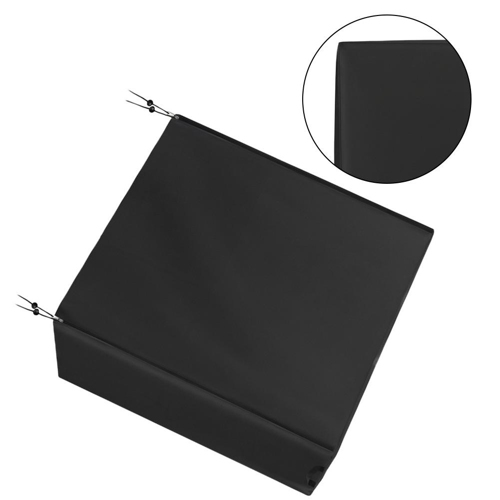 Outdoor Cabinet Cover for For Garden Storage 420D Oxford 89 X 38 X 94 Cm Black Water Resistant Easy To Clean Simple Secure Fit