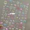 Butterfly Bow Stickers & Cute Rabbit 3D DIY Nail Art Set