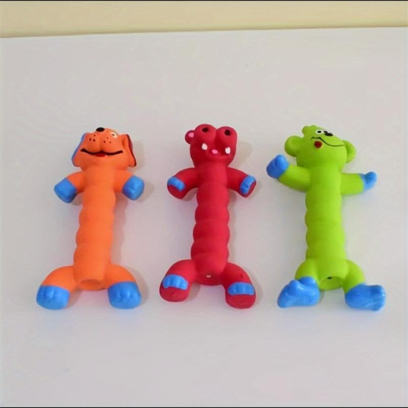 Dog Squeaky Toy, Teddy Bulldog, Teeth Cleaning Chew Toy, Durable and Bite-Resistant Pet Supplies, Self-Entertainment Dog Toy