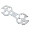 2221111     1pc 10 In 1 Mini Flat Steel Hexagon Wrench 8-17mm Bike Hex Key Spanner Repair Tools For Removing Installing Screws