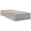 VidaXL Bed Frames and Drawers, Slatted Bed Base, Adult Bed, Single Bedroom Bed Interior, Sonoma Grey 90x200 3280431