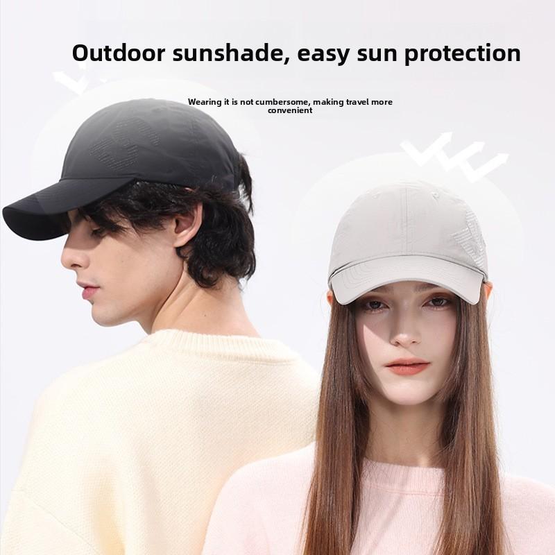 Klassische Baseballkappe mit Alphabet und Material für Sonnenschutz im Freien