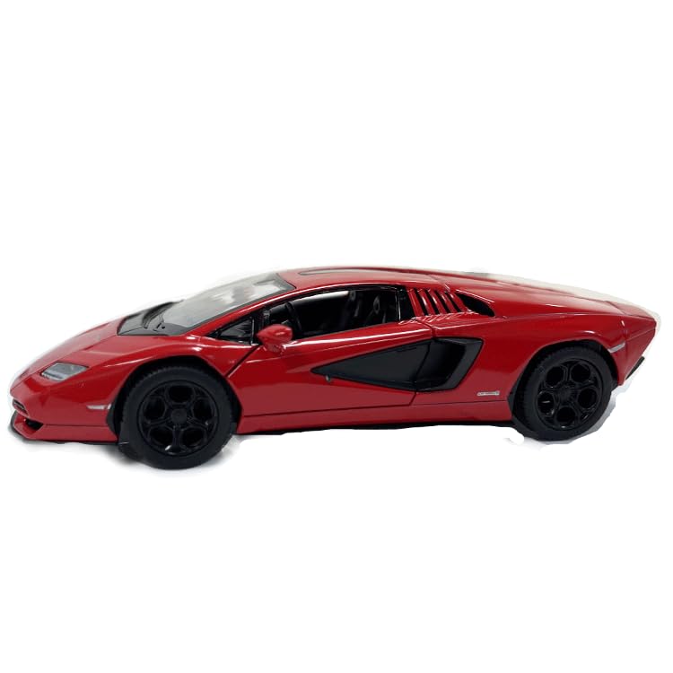 Lamborghini Countach Red KINSMART Pullback Diecast Car 138 LPI800-4