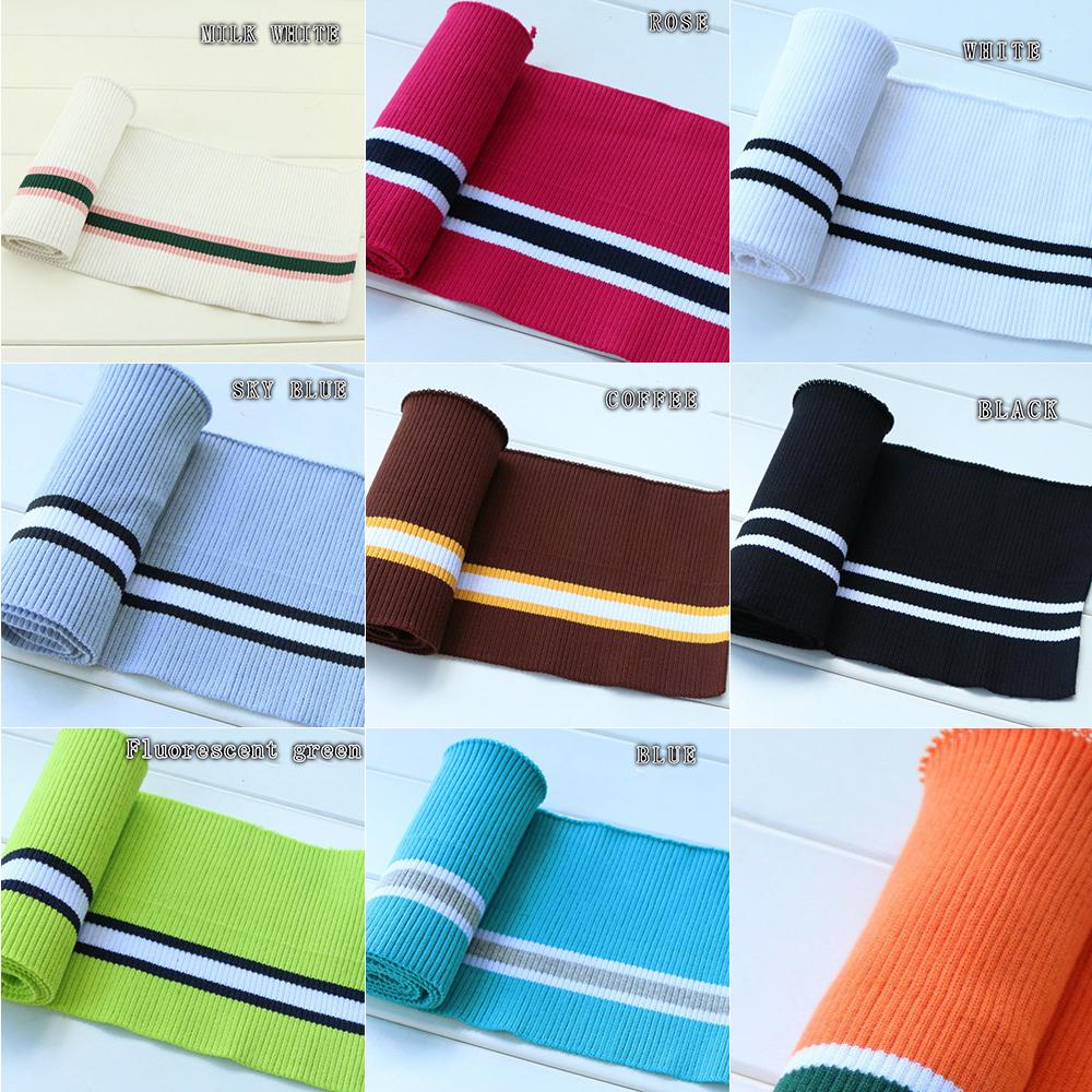 Elastischer Baumwoll-Spandex-Stretch-Strickbündchen, Taillenbund, Bein-/Arm-/Kragen-/Saum-Rippbesatz, Jersey, Baseball-Mantel-Accessoire, 80 cm Rippenstoff