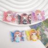 Cartoon Angel KT Girl Resin Accessories for DIY Hair, Keychains, Phone Cases