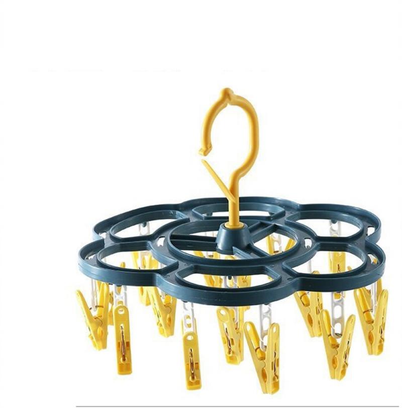 

Зажимы складные сушилки для белья Hangproof Носки Нижнее белье Пластиковая сушилка Органайзер для детской и взрослой одежды Сушилка для одежды Wind