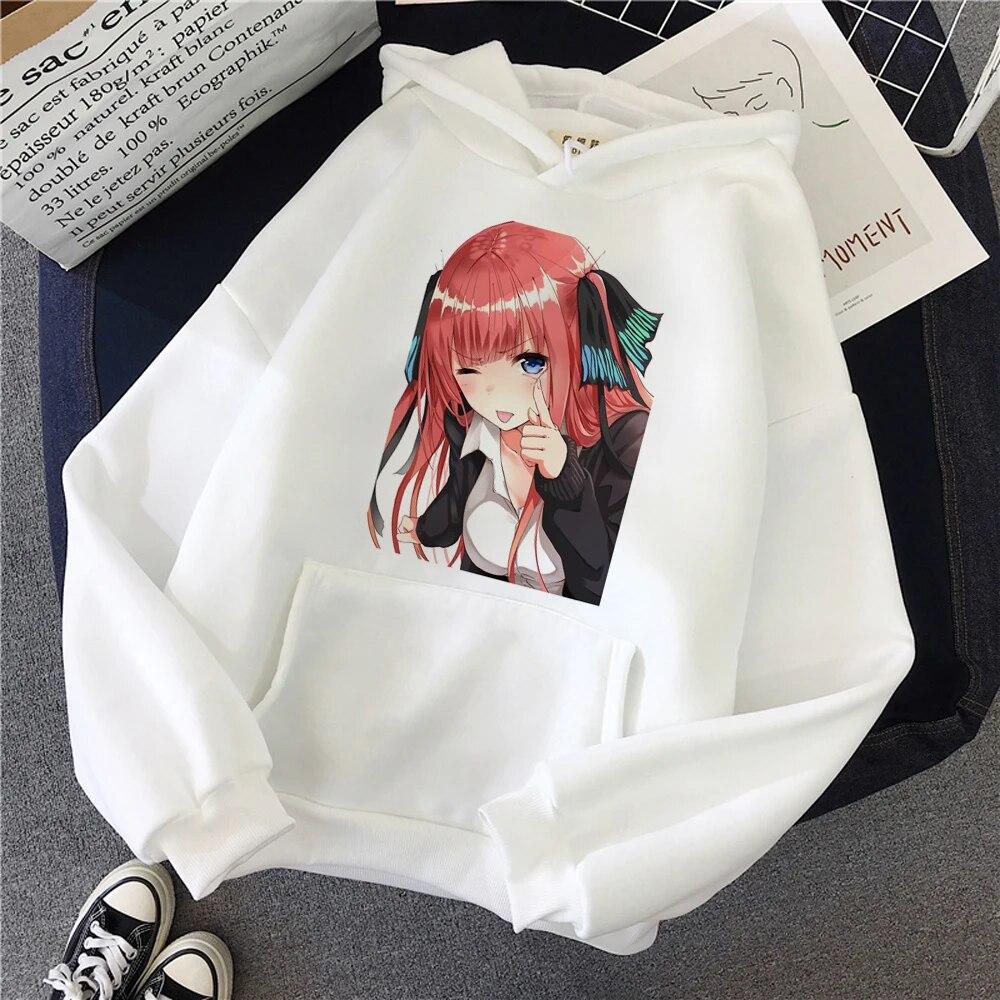 The Quintessential Quintuplets hettegensere dame sweat y2k y2k estetisk 90-talls langermet topp treningsdress dame gotiske klær Unisex