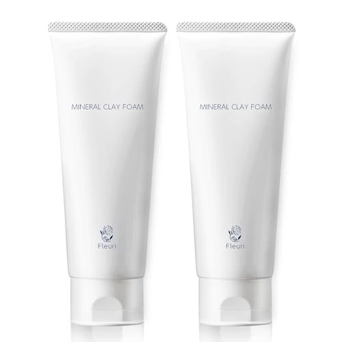 

Fururi Mineral Clay Facial Cleanser for Pores, Men s, Sensitive Skin, Strawberry Nose, Blackheads, and More, 2-Pack, 100g