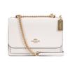 New Klare Grain Leather Trunk Bag, Shoulder Bag, Crossbody Bag Medium Women's Chalk White 91174-IMCHK
