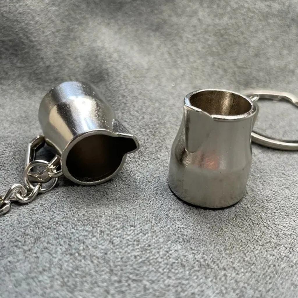 Kreatywny 3D 3D Brelok Zawieszka Kawa Pamiątkowy Mały Prezent Kawiarnia Samochodowy Metalowy Brelok