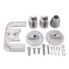 Marine Aluminum Anode Kit CMBRAVO3KITA Oxidation Resistant High Strength Boat Anode Kit Replacement for Bravo III