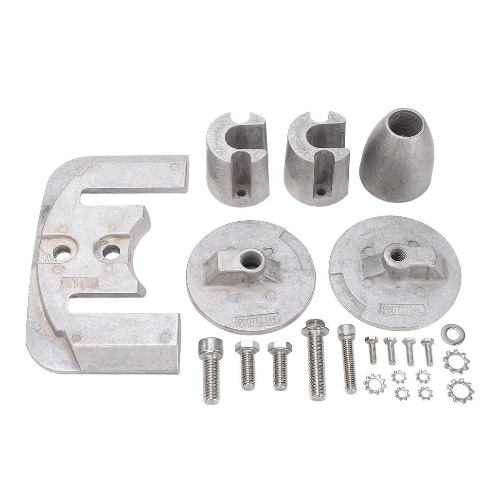 Marine Aluminum Anode Kit CMBRAVO3KITA Oxidation Resistant High Strength Boat Anode Kit Replacement for Bravo III