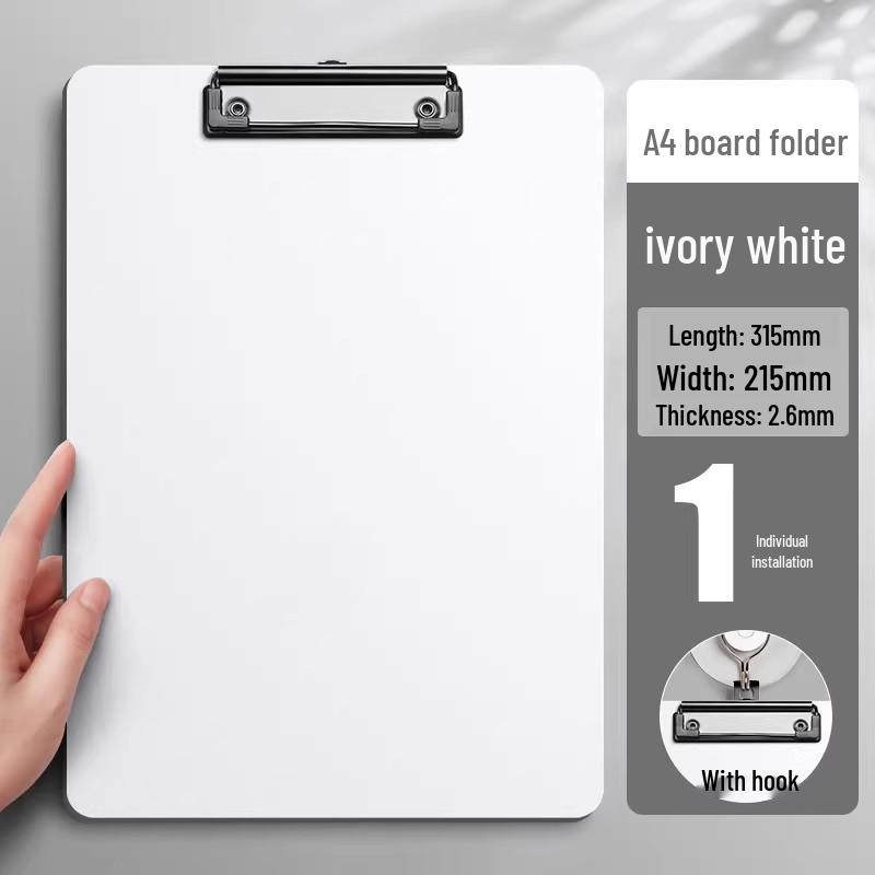 Morandi Color A4 Clipboard Pad: Plastic Folder & Drawing Board