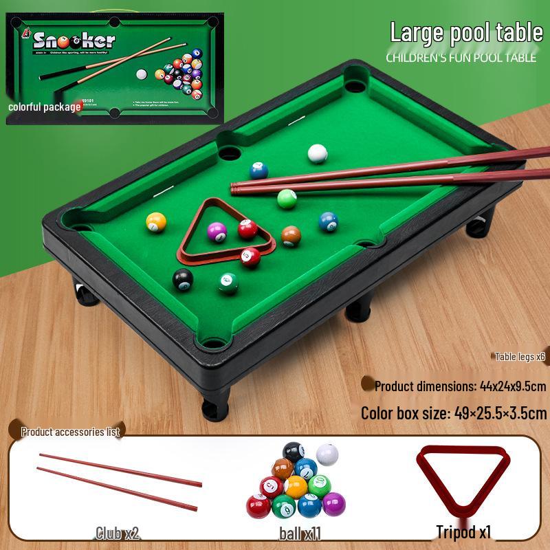 Children's Mini Snooker Table - Educational Toy for Ages 6-10