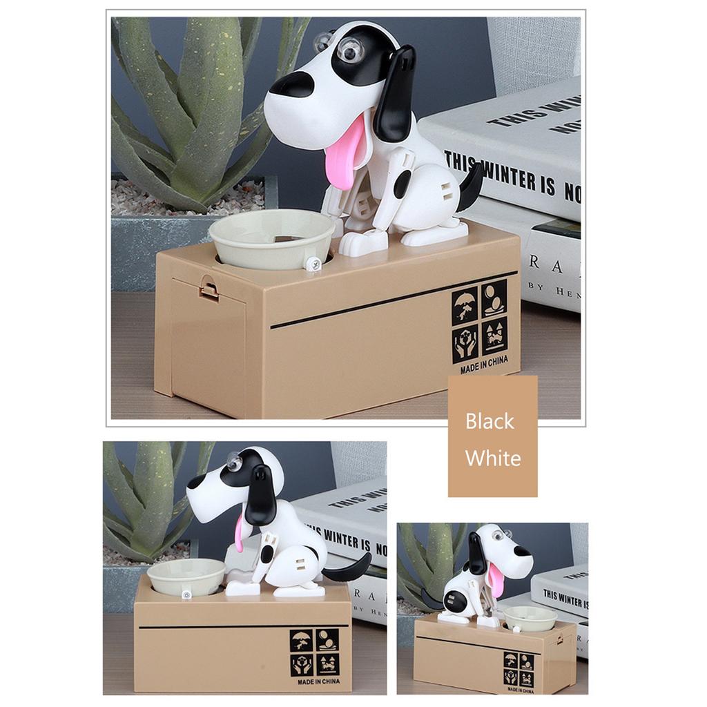 Cute Cartoon Dog Piggy Bank Smart Puppy Cat Box Piggy Bank