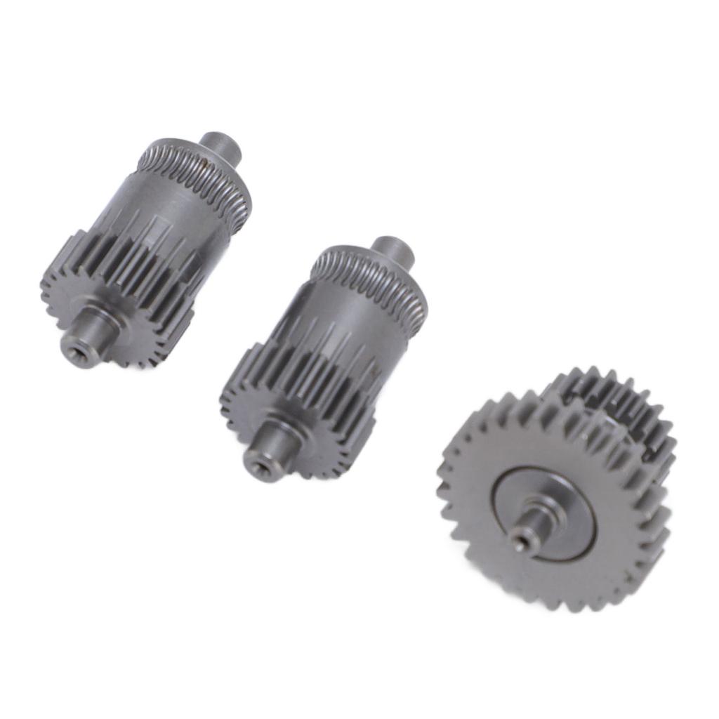 Extruder Gear Set All Metal Hardened Steel Double Drive Gears and Reduction Gear for Pro2 Pro3 E2 Series 3D Printer
