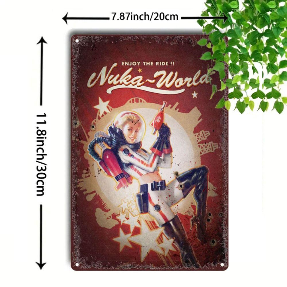 Decorative Metal Wall Sign 20x30cm Home Decor