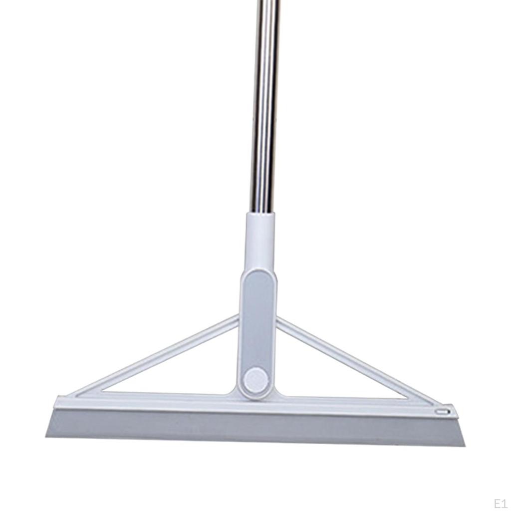 Floor Squeegee Broom Scrubbing Brush Rotating Pet Hair Removal Shower Scrubber Scrub for