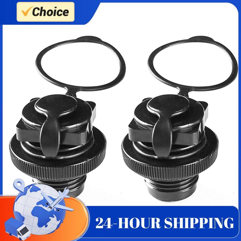 2 Pcs Air Valve Inflatable Boat Spiral Air Plugs Air Valve Nozzle Cap Kayak Raft Plug Replacement For Inflatable Boat Kayak Raft