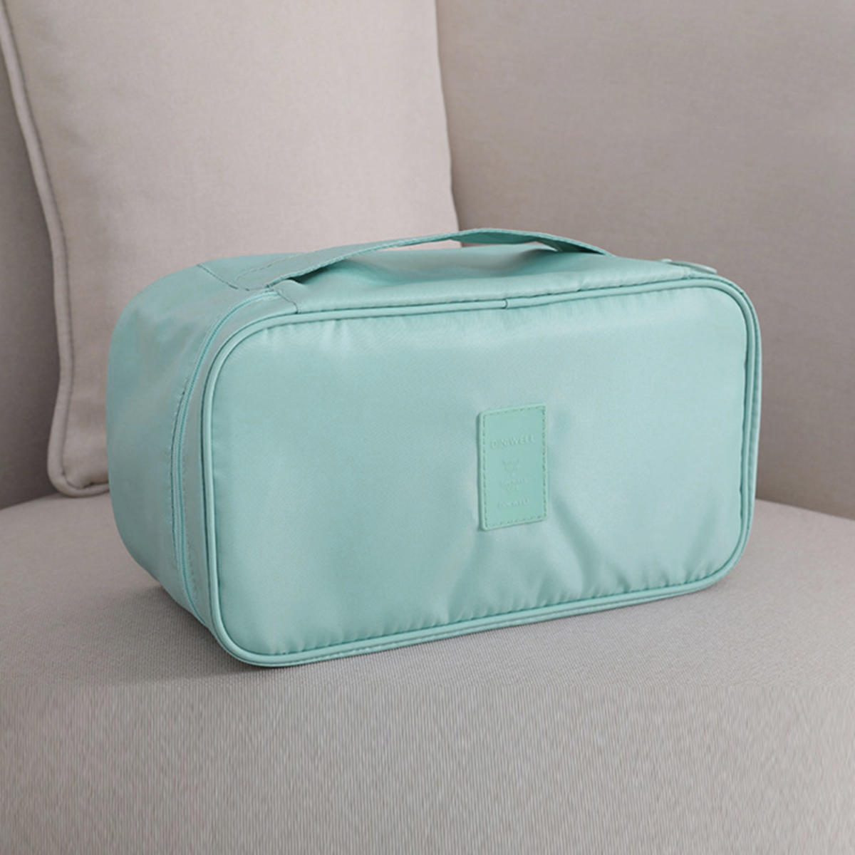 

Portable Travel Storage Bag Multi-function Bra Underwear Organizer Bags Toiletry Cosmetic Case for Outdoor Travel one size светло-синий