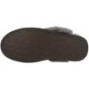 [UGG] Scuffette II Fluffy Slippers for Women, BLACK/GREY, US 08 (25 cm)