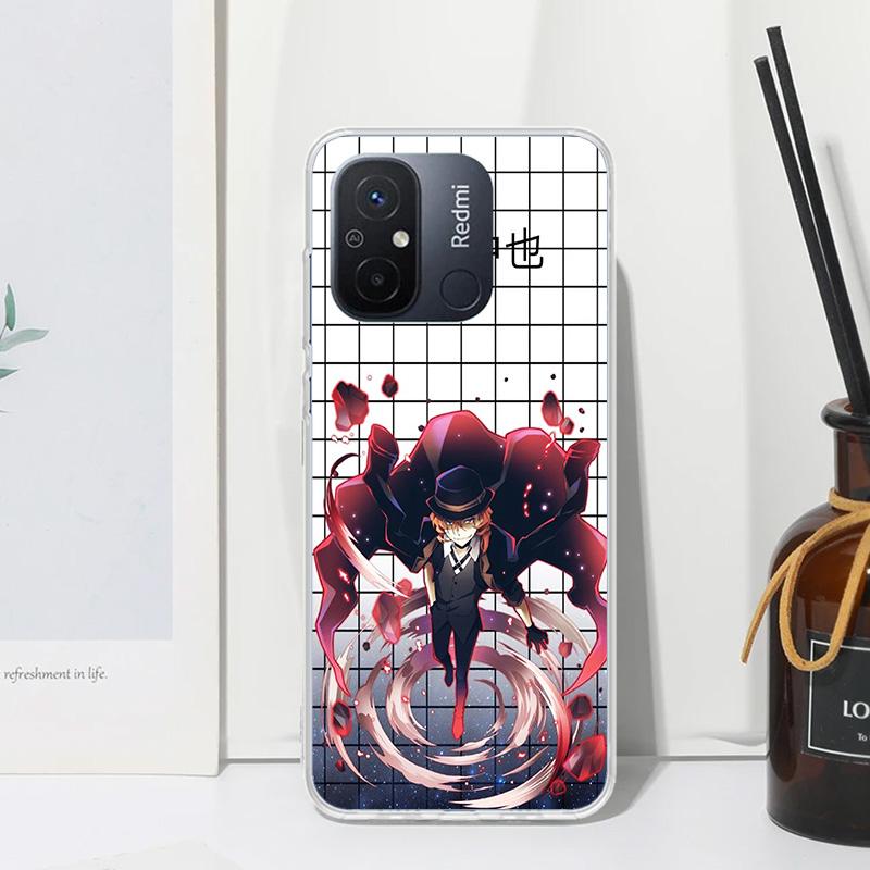 Bungo Stray Dogs Nakahara Chuuya Phone Case For Xiaomi Redmi 12C 12 10C 10A 10 9C 9A 9T 9 8A 8 7A 7 6A 6 Pro K70 K40 K20 Fundas