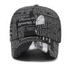 Hot Sale Unisex Casual Graffiti Newspaper Design Baseball Cap Street Hip Hop Sunscreen Outdoor Hat For Women And Men