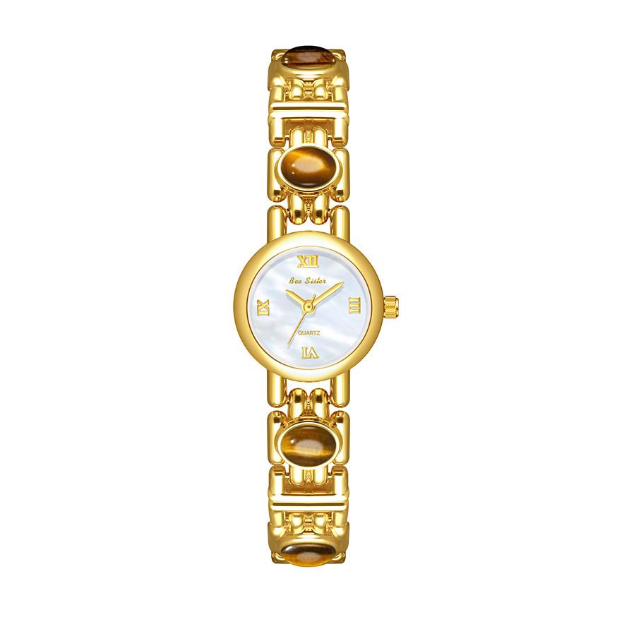 NEW Women's Watch Natural Black Gold Abalone Coloured Shell Bracelet Watches Fashion Small Dial Ladies Dress Quartz Wristwatches