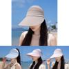 Summer Outdoor Wide Brim Sun Hat With Breathable Polyester Fabric For Women Casual Sun Protection