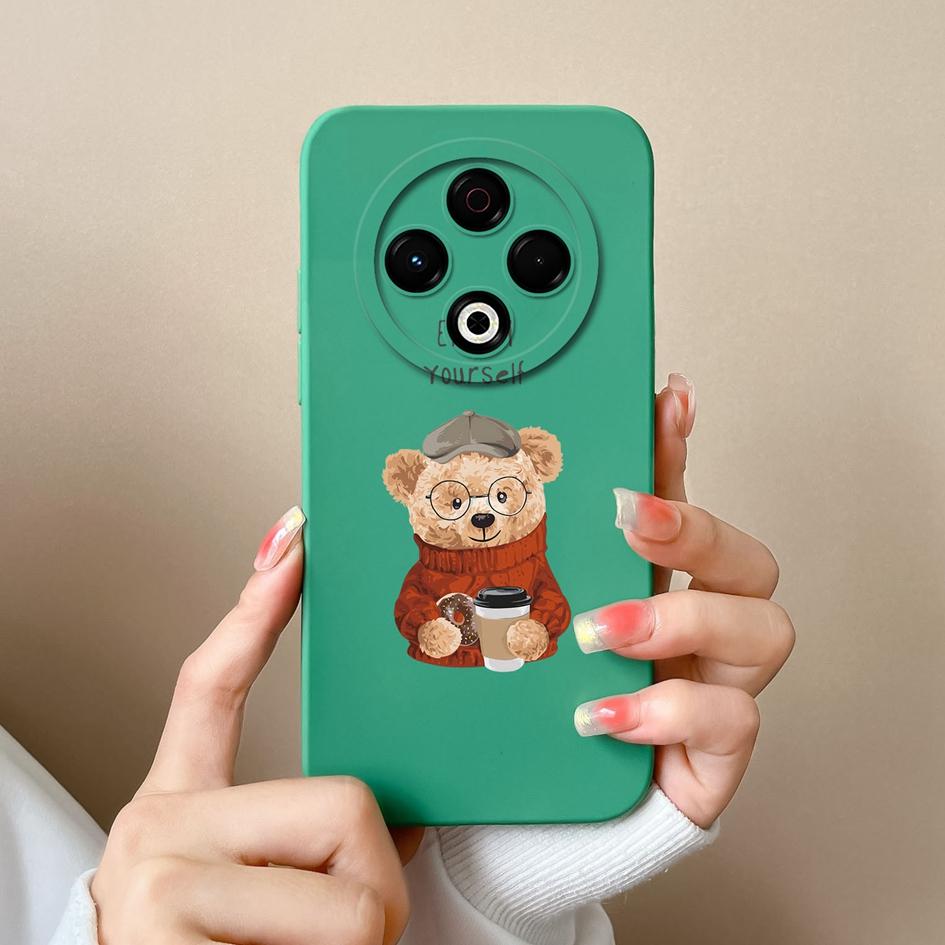 Mode-Hüllen für Tecno Camon Pop 9 Sprak 20 30 30C Pro 30S GO 1 2025 4G 5G Lovely Bear, weicher, ultradünner Displayschutz aus flüssigem Silikon für Tecno Capa