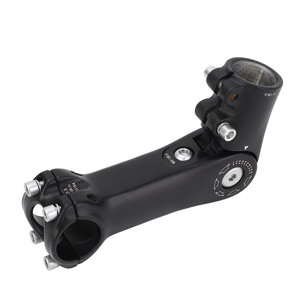 Adjustable Bike Stem 90 Degree Aluminum Alloy Bike Handlebar Riser Extender for Mountain Bikes