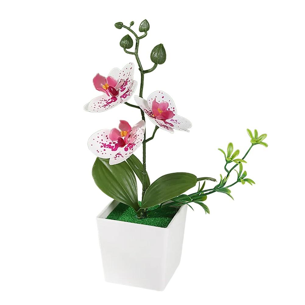Dekorativní ozdoby Květiny Phalaenopsis Květináče Umělé květiny