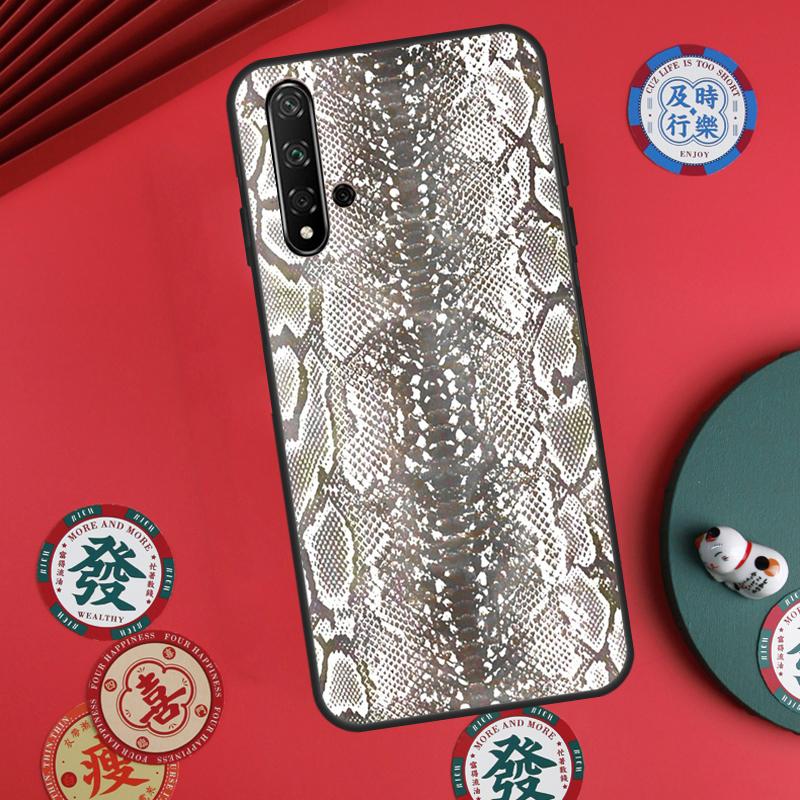 Schlangenhaut-Print Für Huawei Nova 12s 7i 8i 11i 12i Y73 Y70 Y90 Y60 Y72 Y61 Y91 9 10 SE P30 Pro P40 Lite Hülle