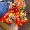 Year of the Snake Puppy Snake Festive Lucky Keychain Female Cute Delicate Doll School Bag Pendant New Year's Gift