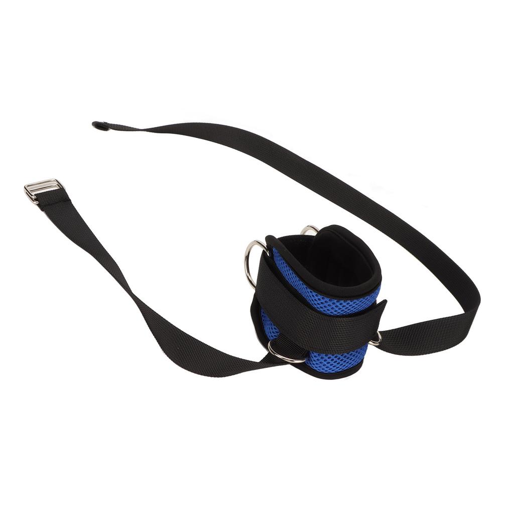 Ankle Strap Adjustable Hook and Loop Ankle Strength Exercises Belt for Leg Hip Workout Blue