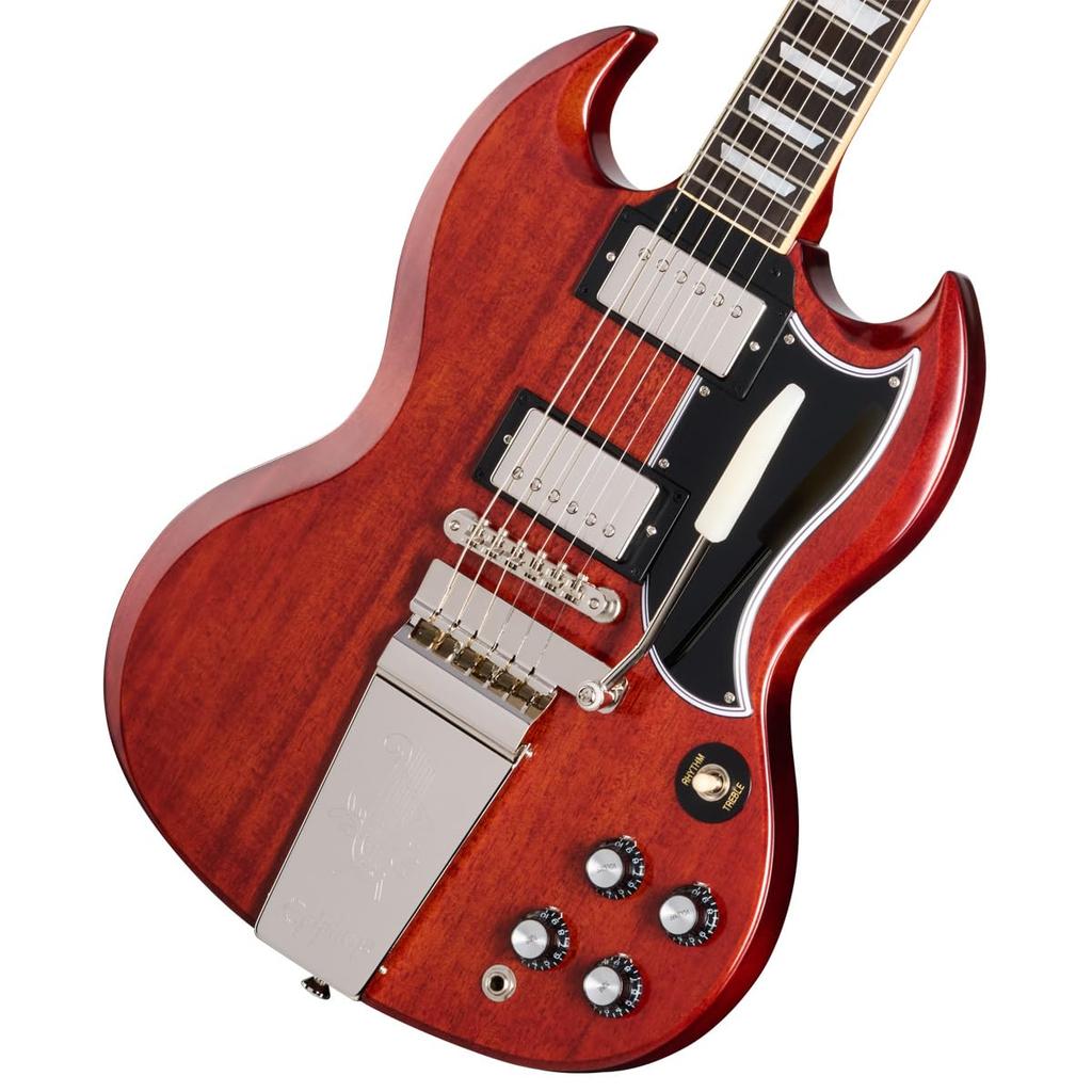 Epiphone/Inspired by Gibson Custom 1964 SG Standard with Maestro Vibrola Reissue Cherry Red